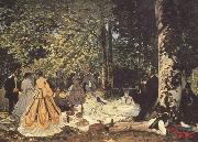 Claude Monet Dejeuner sur l'herbe(study) (nn02) oil painting on canvas